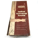 Vintage Craftsman Professional Wood Handled 9-2855 Lathe Turning Tools Set. Fixed Price $26.99.