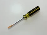 Stanley Tools Usa 66-174 8IN. Slotted Flat Tip 8" Long Amber/black Screwdriver. Fixed Price $27.99.