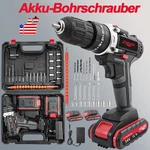 24V Cordless Impact Driver Hammer Drill Combo Kit With Battery & Charger.. Fixed Price $19.99.