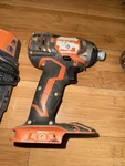 Ridgid 18V Cordless Impact With Rigid Fuego Drill 2 Batteries Charger. Fixed Price $70.00.