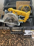 Dewalt Dw 936 Trim Saw With Case And Blades 5 3/8 ( New) 18VDC 3200 Rpm. Fixed Price $68.00.