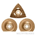 3PC Oscillating Multi Tool Tile & Grout Carbide Kit-ridgid Jobmax, Ryobi Jobplus. Fixed Price $17.95.