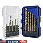 Cobalt High Speed Steel Drill Bits Set Precision Split Point Professional Tools. Fixed Price $21.94.