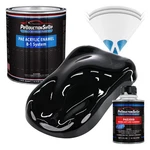 Productionshop High Gloss Super Jet Black Acrylic Enamel Quart Kit, Auto Paint. Fixed Price $45.99.