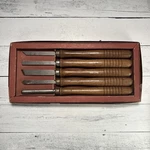 Vintage Craftsman 9-3629 Wood Lathe Turning Chisel Set 5-PIECE Usa 1960S. Fixed Price $59.99.