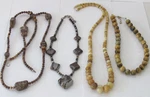 Lot Dtr Jay King Mine Find Sterling Bead Necklace Jasper Yellow Tiger Eye (4) Pc. Fixed Price $125.00.