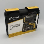 Eternal Living Cordless Screwdriver Set 45PCS Dual Handle Yellow Black. Fixed Price $19.99.