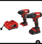 Skil Pwrcore 2-TOOL 20V Lithium-ion Drill & Impact Driver Cordless Kit. Fixed Price $89.99.