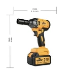 Lithium-ion Battery Cordless Power Impact Wrench Socket Driver Drill Kit 21V. Fixed Price $48.00.