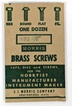 Morris Brass Screws 1-72 Miniature 1/8" Length Hex Head 12 Machine Vintage. Fixed Price $7.95.
