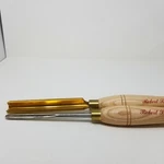 Robert Sorby Gouges 3/8" 10MM Fingernail 840FH 5/8" 16MM Roughing 842XLH Gold. Fixed Price $160.00.