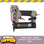 Porter Cable PIN138B 23-GAUGE 1-3/8 In. Pneumatic Nailer. Fixed Price $71.97.