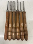 Vintage Craftsman 6 Pc Usa Lathe Wood Turning Chisel Set *free Shipping*. Fixed Price $59.95.