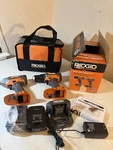 Ridgid 18V Cordless Kit: Drill & Impact Driver With 2 Batteries (new). Fixed Price $120.00.