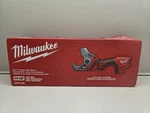 New Milwaukee M12 12V Lithium-ion Cordless Pvc Pipe Shear, Tool Only, 2470-20. Fixed Price $204.99.