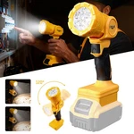 Cisivis Cordless Led Flashlight Work For Dewalt 20V Battery 120 Rotating. Fixed Price $12.99.