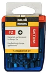 Master Mechanic 18 Pack 2-INCH #2 Phillips Screwdriver Bit. Fixed Price $22.61.