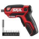 Skil Rechargeable 4V Cordless Screwdriver Includes 9PCS Bit, One Size, Multi. Fixed Price $34.46.
