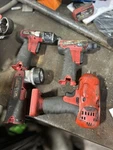 Snap On 14.4 Tools And 18VOLT 3/8 Impact. Fixed Price $325.00.