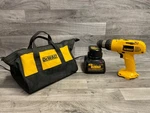 Dewalt DW953 - 12V Cordless Drill, Battery, Charger And Case Tested Works. Fixed Price $29.99.