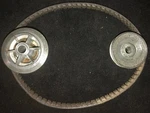 Vintage Delta Milwaukee 24" Scroll Saw Pulleys & Belt NO5275 NO718. Fixed Price $29.99.
