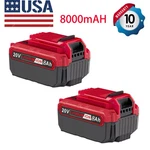 8AH Lithium-ion Tool Battery For Porter Cable Max 20VOLT PCCK612L2R PCC681L. Fixed Price $19.49.