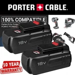2PACK 18V Nicd Replacement Battery For Porter Cable PC18B 18-VOLT Cordless Tools. Fixed Price $29.00.