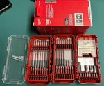 Milwaukee 100 Pc. Impact Driver Drill Bit Set 48-32-5150 W. Packout Style Cases. Fixed Price $39.99.