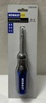 New Kobalt In 1 Multi-bit Screwdriver Chrome Plated Phillips And Flat (SH6). Fixed Price $12.99.