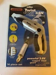 Nib 2003 Durapro 06-103 Twist 3.6V Cordless Screwdriver Piece Set. Fixed Price $16.00.