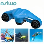 Asiwo Underwater Thruster Dual Motor Power Indicator W/action Camera Mount Blue. Fixed Price $379.00.