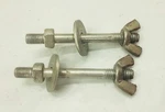 Vtg Delta Rockwell Homecraft 43-120 Wood Shaper Fence Clamp Stud Bolts. Fixed Price $19.99.
