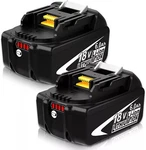 2 Packs 18V 6.0AH BL1860B Battery For Makita BL1830 BL1840 BL1850 LXT400. Fixed Price $39.99.