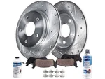 Rear Brake Pad And Rotor Kit For 2004-2007 Saturn Ion Red Line 2005 2006 WS131JW. Fixed Price $106.23.