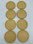 Vintage Family Products Perfect Storage Plastic 8 Replacement Lids Usa. Fixed Price $10.00.