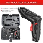 4.2V Wireless Electric Screwdriver With Led Light High-power Maintenance Tool. Fixed Price $36.99.