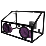 220V Electric Enclosed Grinding Table Polisher Buffing Acrylic Dust Box Cover Tw. Fixed Price $212.50.