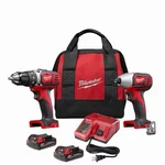 Milwaukee 2691-22 M18 18V Cordless Li-ion Drill Driver / Impact Combo Kit. Fixed Price $189.99.