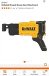 New Dewalt DCF6202 Collated Drywall Screw Gun Attachment. Fixed Price $109.99.
