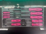 *brand New* Snap On Electric Pink Screwdriver Set W/ 3 Magnetic Pocket Pry Bars. Fixed Price $329.00.