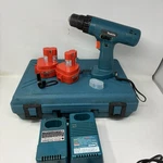Vintage Makita 6211D 12V Cordless Drill Set Chargers Batteries Case. Fixed Price $44.99.