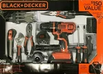 Black & Decker - LDX120P Drill Driver 68 Pcs. Kit Volt Lithium Ion Batter. Fixed Price $99.95.