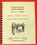 Atlas/craftsman 12" New Metal Lathe Threading Operation Manual 0053. Fixed Price $19.50.