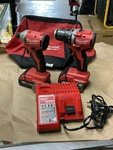 Milwaukee M18 18V Lithium-ion Brushless Cordless Compact Drill Impact Combo Kit. Fixed Price $149.99.