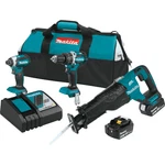 Makita XT328M 18V Tool Cordless Combo Kit- Blue. Fixed Price $445.99.