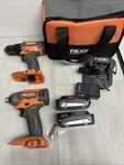 Ridgid R9272 18V 2-TOOL Impact Driver Combo (kit With 2AH Lithium-ion.... Fixed Price $99.00.