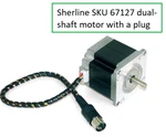 Sherline Sku 67127 Powerful Dual-shaft Stepper Motors Prewired With Plug. Fixed Price $103.45.