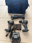 Bosch Impact Drill Driver GDR18V-1800 2 Batteries Oscillating Multi-tool. Fixed Price $169.99.