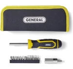 General Tools Led Lighted Multi-bit Screwdriver Set W/ Case & Universal Wrench 2. Fixed Price $12.00.