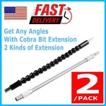 2X Extension Screwdriver Drill Bit Flexible Shaft Holder Tool Attachment. Fixed Price $8.95.